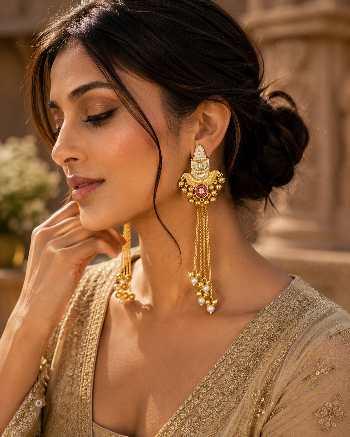 Zariya Cascade Earrings thumbnail 2